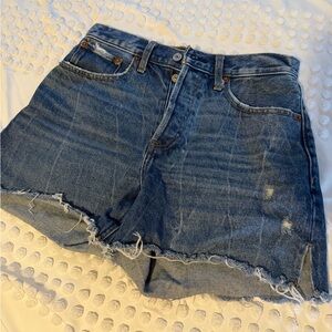 Abercrombie & Fitch Blue Jean Shorts